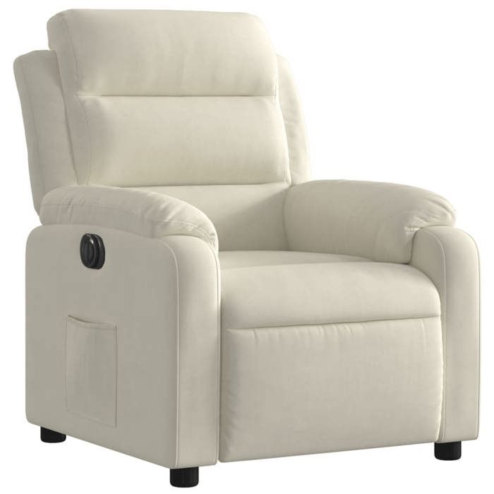 VidaXL Fauteuil Inclinable Électrique, Chaise de Relaxation avec Dossier, Siège avec Accoudoirs, Fauteuil TV de Salon, 3205079