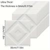 Ultra Thick 0.315in 15/20pcs 3D Wall Tiles Waterproof Moisture-Proof Ceiling Stickers Strong Adhesive Easy To Peel Off