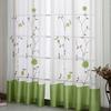 09Ya91 Yarn Splicing Computer Embroidery Large Curtains, Window Screens