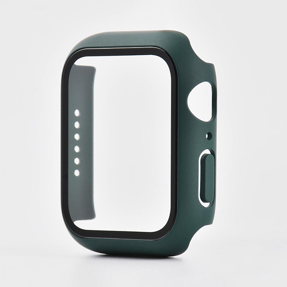 Закаленное Стекло+Чехол Для Apple Watch Серии 10 9 8 7 6 5 4 SE Пленка Защитная для Экрана Для IWatch Серии 46мм 42мм Аксессуар