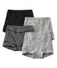 Nissen Regular Cotton Blend Comfortable Shorts for the Stomach and Size 4L Shorts, Stretch, Deep-Wearing Legs, 4-Pack,