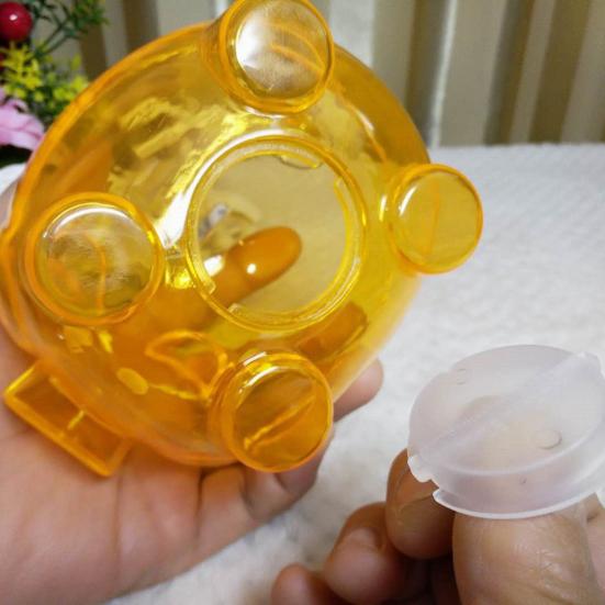 Копилка прозрачной формы, видимая милая мультяшная свинья, копилка для повседневной жизни