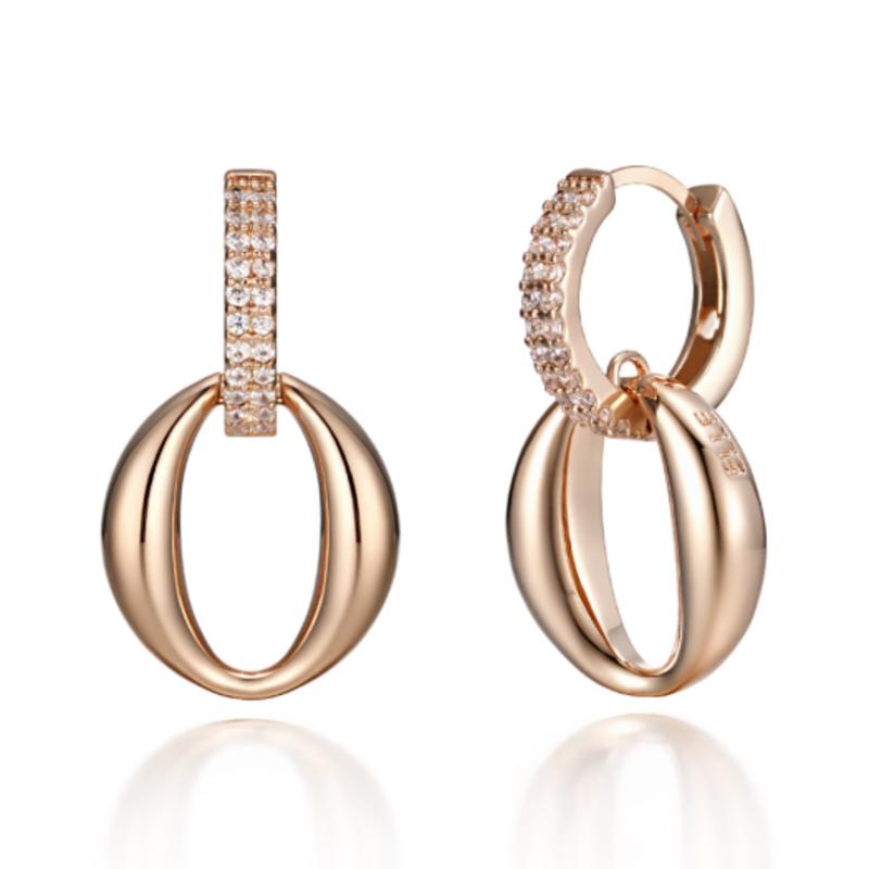 ELLE Jewelry 14K Gold Dress Earrings (Gold Pin) ELGPEE072