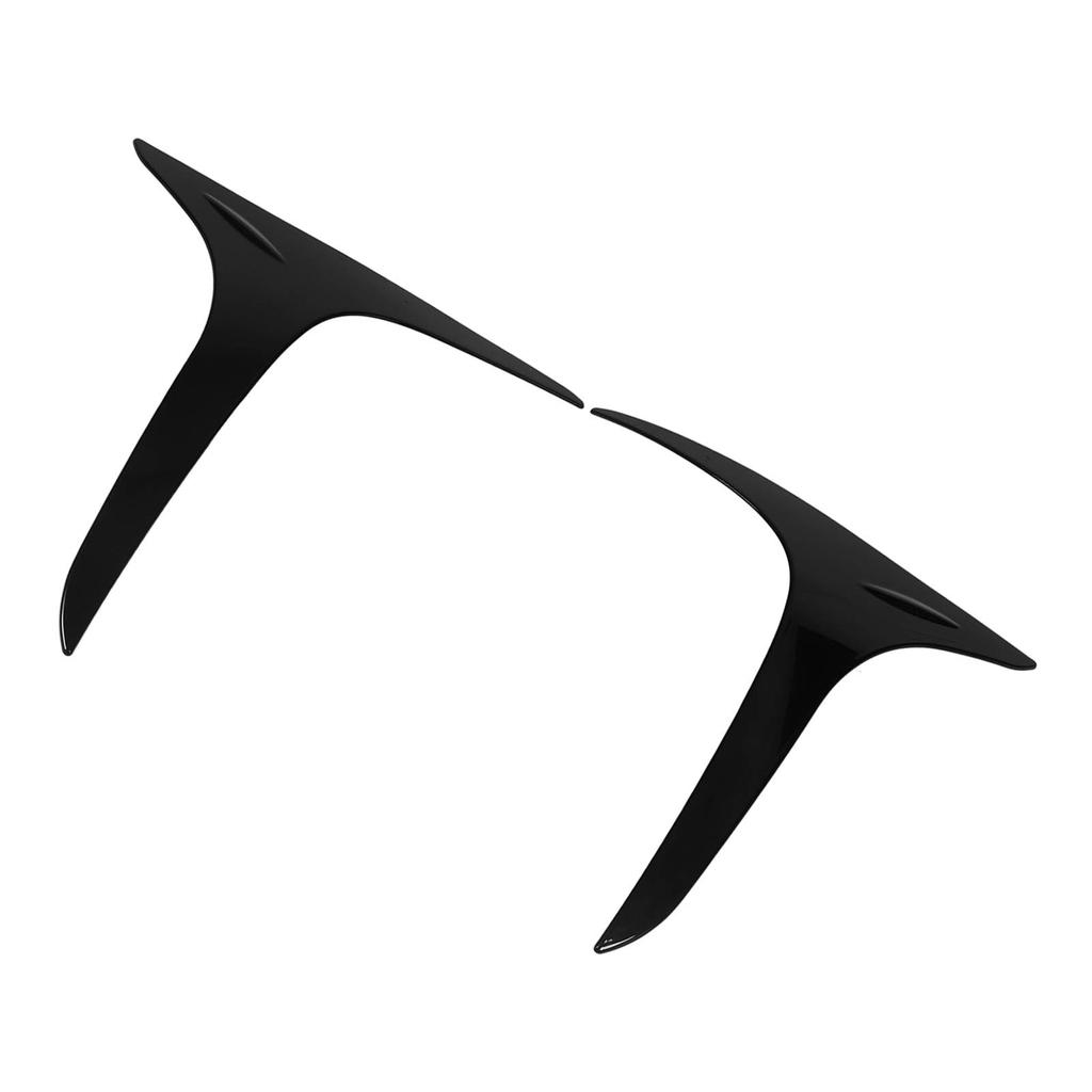 Front Fog Lamp Trim Cover Dustproof Bright Black Fog Light Frame Trim Replacement for Yaris Cross 2021