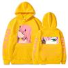 Harajuku японского аниме «Darling In The Franxx» толстовки с капюшоном «Manga Zero Two» пуловеры осень-зима унисекс модная толстовка с длинными рукавами