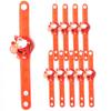 Party LED Light Up Bracelet, Santa, 10 Pieces