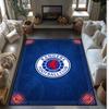 Rangers FC Футбол Футболный Узор Мягкий Ковер для Зоны Нескользящий Ковер для Пола в Помещении Спортивный Декоративный Коврик для Спальни