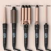Набор щипцов для завивки волос 5-в-1, щипцы для завивки волос, палочка для выпрямления волос, щетка для выпрямления волос, колеблющаяся температура