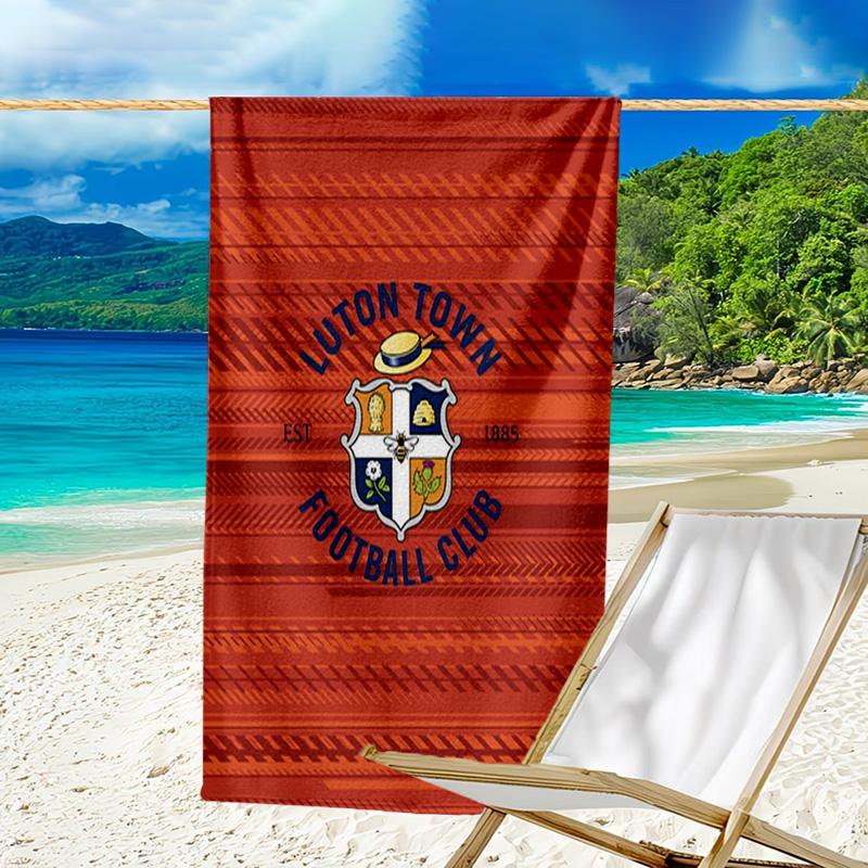 Town Football Club Printed Beach Towel, Super Soft Microfiber, Perfect Gift Birthday, for Pool, Beach, Travel, for family and friends
