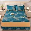 Комплект постельного белья из домашнего текстиля Four Seasons с активным принтом, двойной, разные спецификации, разные размеры, матовая, разноцветная юбка-кровать