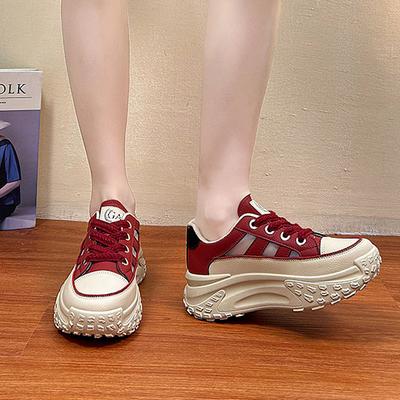 Летняя женская спортивная обувь на толстой подошве, дышащая нескользящая женская повседневная обувь