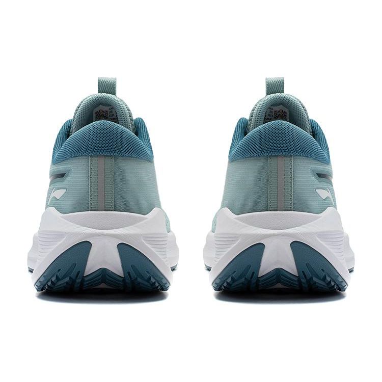 Li Ning Wu Shi Lite V2 легкие амортизирующие нескользящие износостойкие кроссовки с низким верхом мужские кроссовки Stone-Blue-Gray ARST053-2