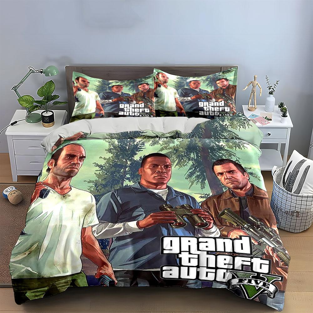 Game characters and logo. Bedding sets Duvet cover sets Duvet covers Pillowcases(1*Duvet Cover 2*Pillowcases without duvet insert)