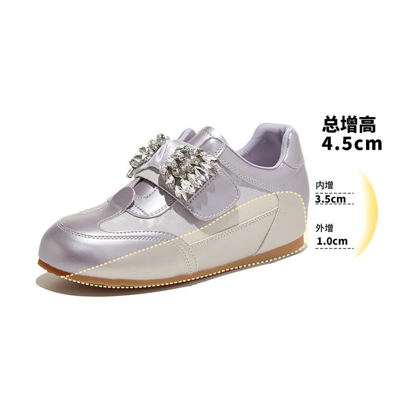 The height increases within the explosion. Cm genuine leather Forrest Gump shoes women's spring new versatile casual German training women's shoes