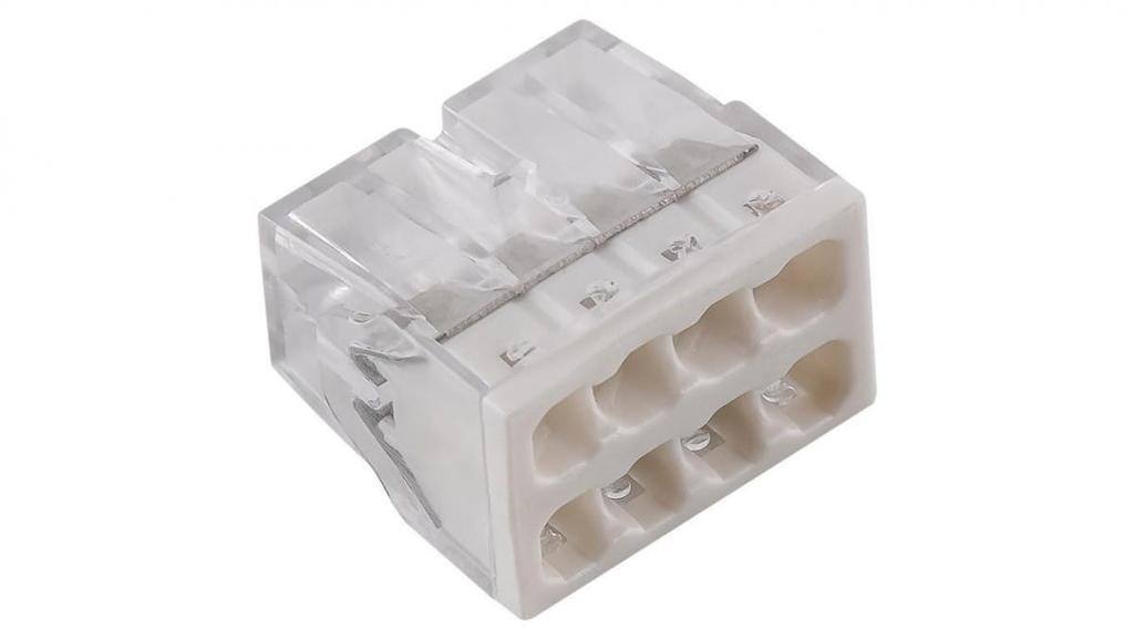 Quick Connector 8X 2.5Mm2 White E.4184T /50Pcs/