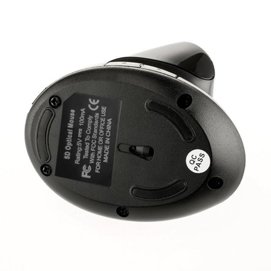 Ergonomic Office Vertical Mouse 5 Buttons 1200 DPI Optical Mice for PC Laptop