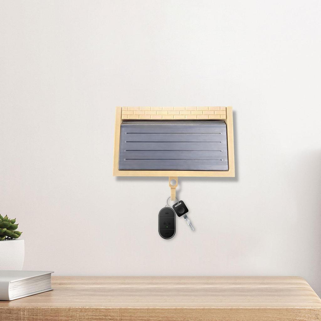 Car Garage Key Holder with Opening Door Keychain 3D Printed Opener Keys Rack for Entryway