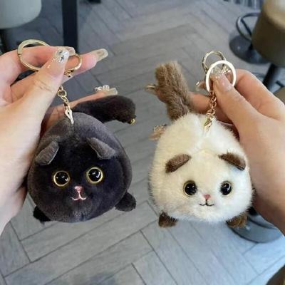 14 см плюшевый котенок кукла кулон виляющий хвостом кулон праздничный подарок животное лай щенок игрушка