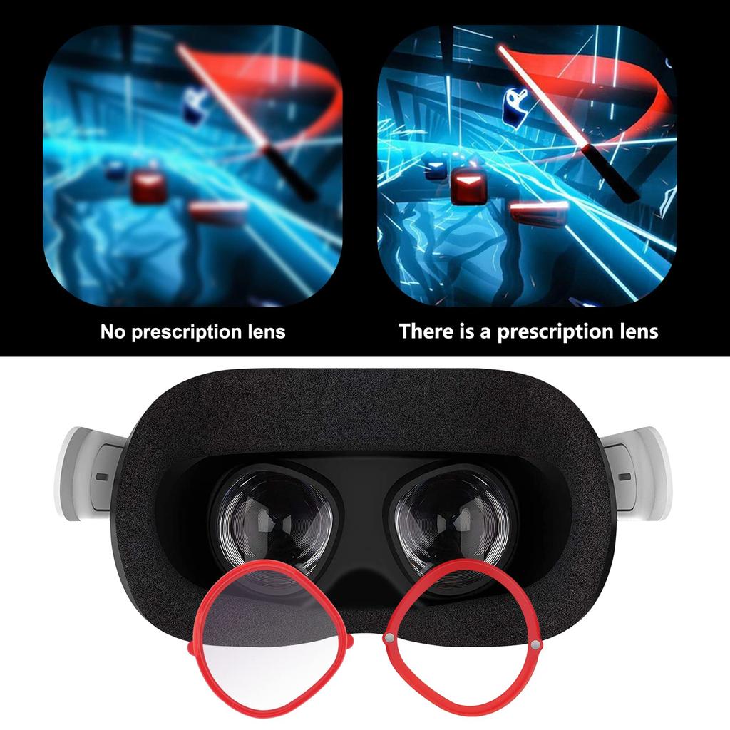 Линзы по рецепту Esimen для очков Quest для близорукости Линзы по рецепту Quest 2 Защита линз от синего света Легкие магнитные очки для очков для близорукости