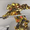 HG1/144 B001 Барбатос Позолоченная Версия Железнокровные Сироты Мех Сборная Модель Фигурки Действия Декоративная Кукла Мальчик Пазл Игрушка