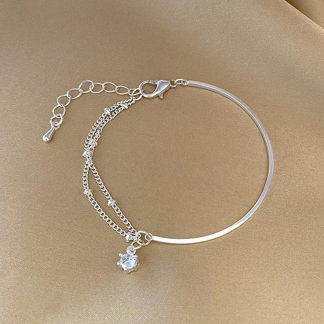 Harajuku Кристалл Звезда Пентаграмма Жемчужный Браслет Из Бисера для Женщин Винтаж Эстетический Шарм Двухслойный Браслет-Цепочка Ювелирные Изделия Подарок