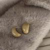 Vintage Chunky Ellipse Ear Studs Exquisite Elegant Ellipse Earrings Semi-Circle Earrings  Women