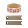 Masking Tape 5 Mx 1.5 Cm + 20 Kraft Pennant Labels