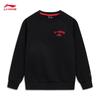 Li-Ning Молодежная толстовка с круглым вырезом и плюшевой подкладкой