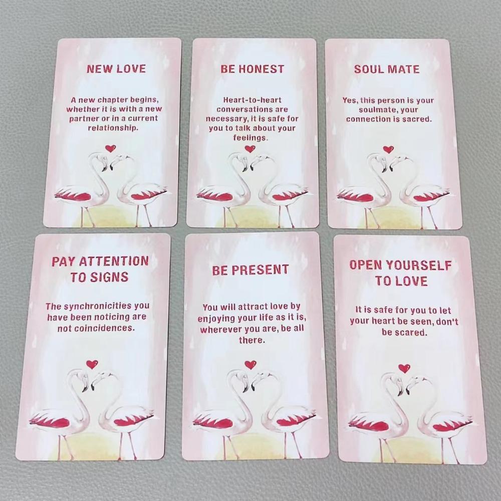 Карты Oracle с любовными посланиями 10,3*6 см: Колода из 54 карт с ключевыми словами