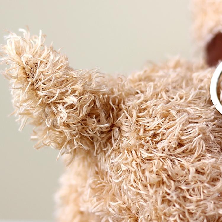 Lovely Dog Keychain Compact Handbag Pendant Stuffed Animal Dog Toy for Key