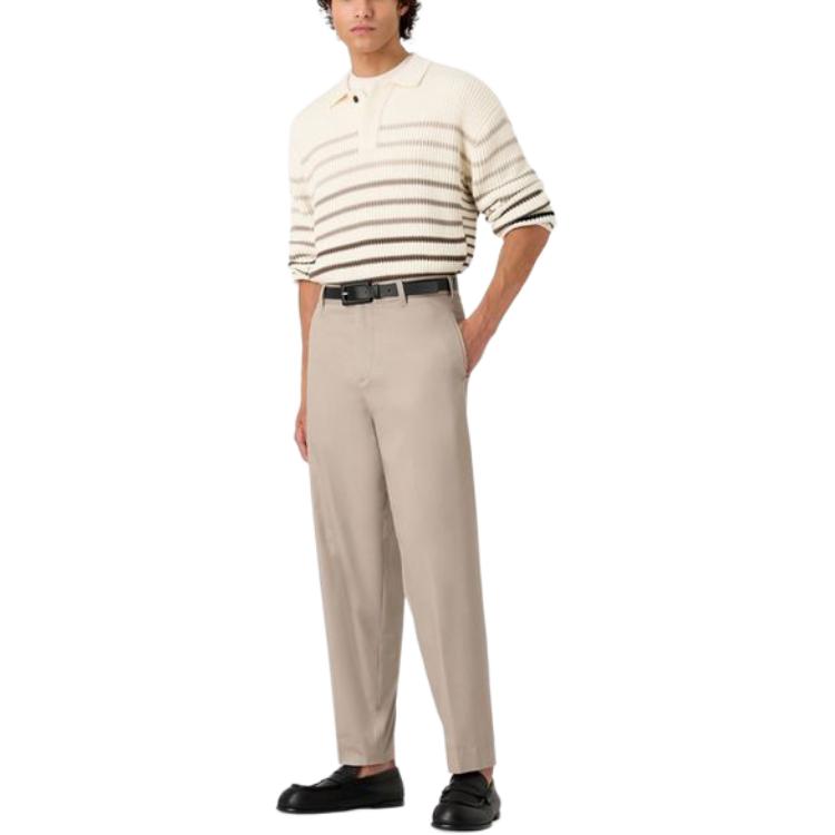 EMPORIO ARMANI SS24 Knitwear Men's Ecru 3D1MXG-1MPHZ-F177