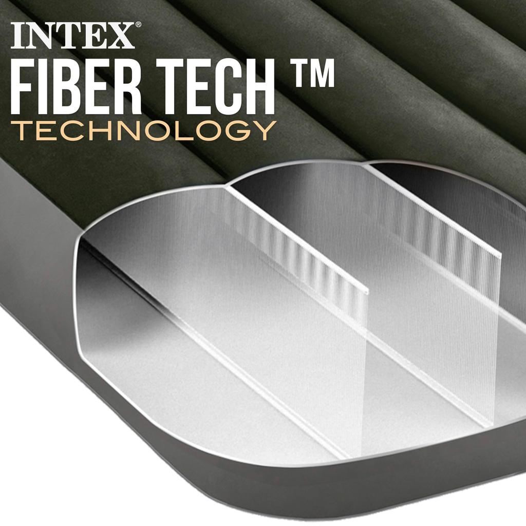 intex Bed Air Bed Air Bed with Foot Pump 137 X 191 X 25 Cm Japanese [Downy 64762] [Genuine Product]