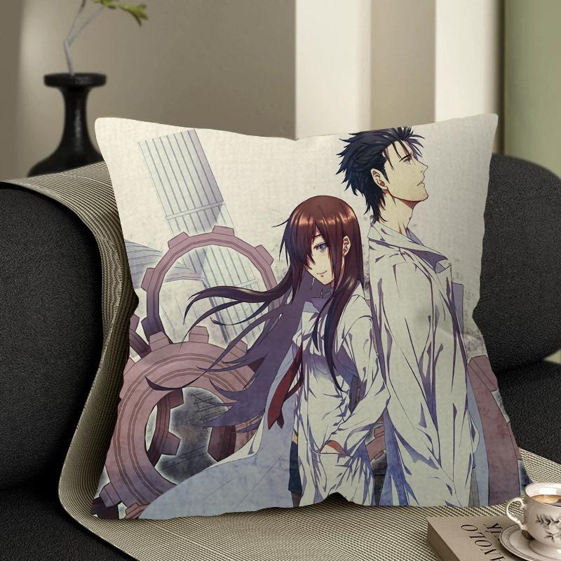 Наволочка Steins Gate toon Подарок Наволочка для подушки Спальня Дом Диван Кресло Сиденье Декор наволочка