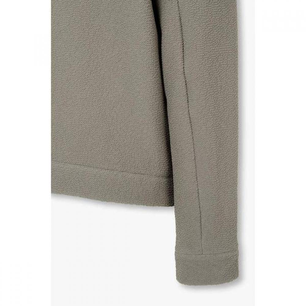 Emporio Armani Men Embossed Crinkle Pattern Hooded Jacket A516110013