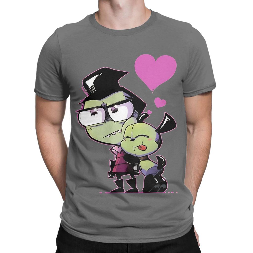 Art Iinvader Zzim Funny Graphic 100 Cotton TShirt Iinvader Zzim Tops Tees For Unisex