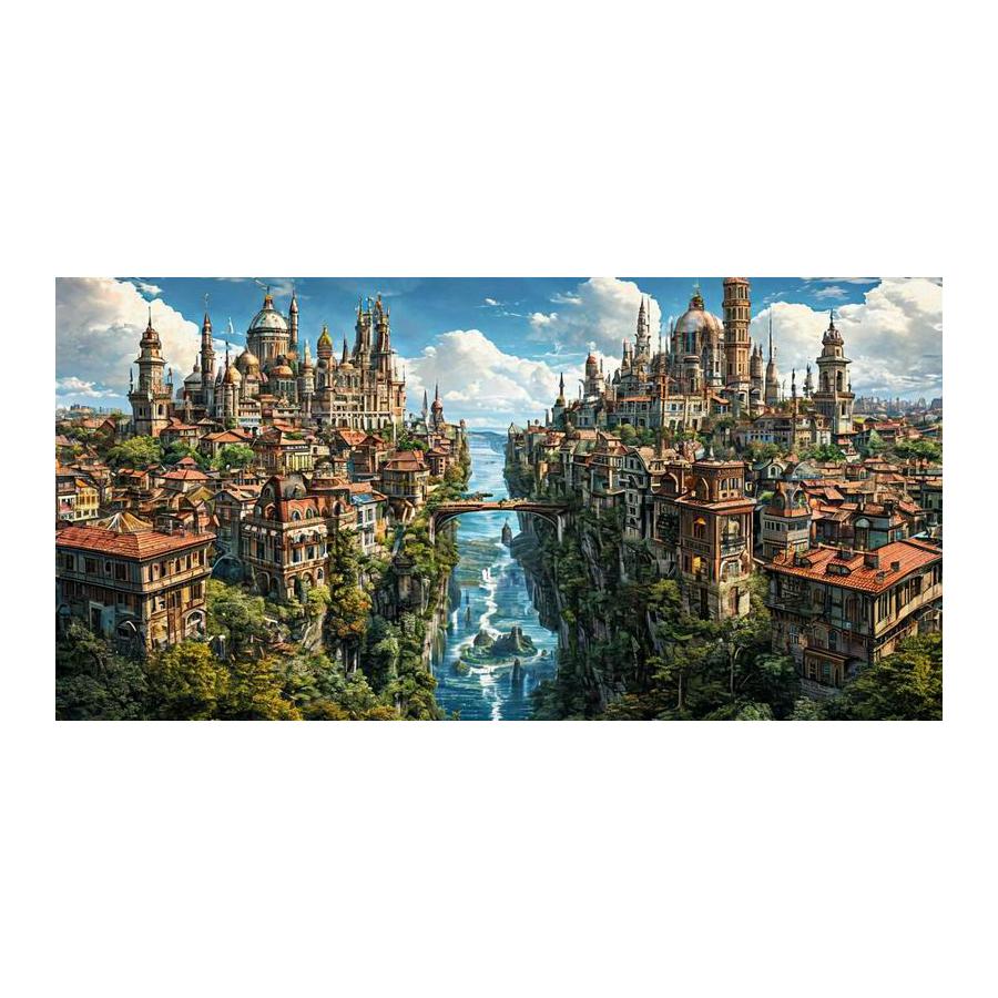 Scenic Castle Large Size Diamond Painting New Collection Scenery Diy Full Drill Rhinestone Embroidery Mosaic Cross Stitch Kits