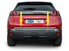 Кромка багажника (нерж) Carmos - Турецкая сталь для Peugeot 3008 2016-2023 гг