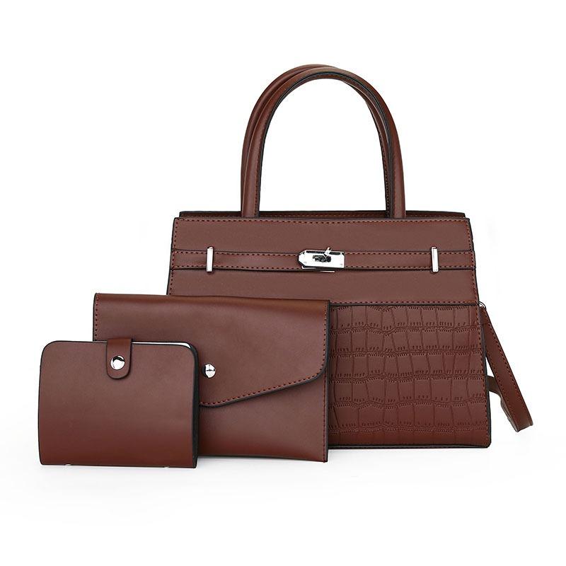 Женская сумка новый каменный узор многокомпонентный набор женская сумка через плечо через плечо портативная сумка для матери и ребенка