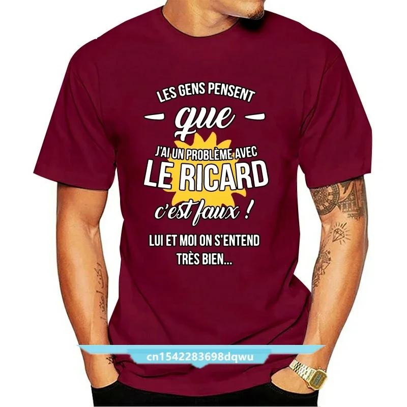 Les Gens Pensent Gue J Ai Un Probleme Avec Le Ricarrdd T Shirt Design Famous Natural Custom Tshirt Euro Size Top Tee Arrival