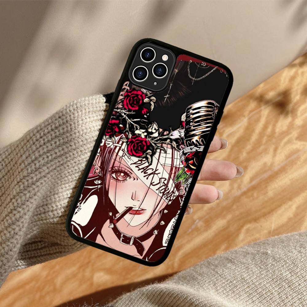 Крутой чехол для телефона с Наной Осаки из аниме Для iphone 11 12 13 14 15 Pro Max 17 16 Plus Жесткая задняя крышка из ПК+ТПУ
