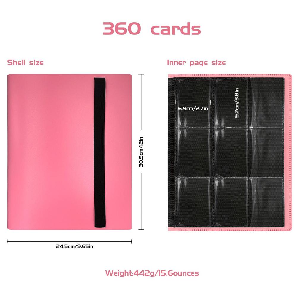 Nine Grid Pok É Mon Game Card Book, Star Card Collection Book, PP Card Storage Bag, Card Collection Book, Christmas Gifts, Stocking Stuffers