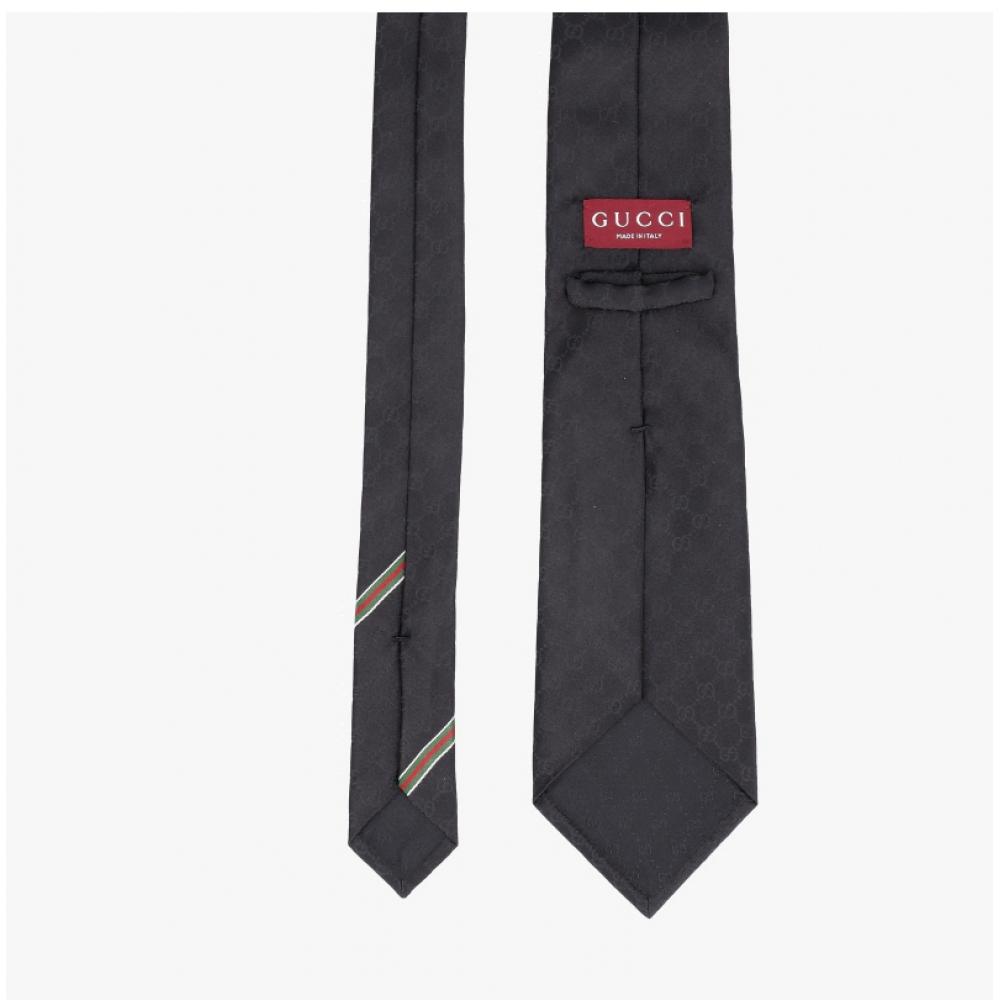 Gucci Web Gg Stripe Logo Tie 456520 4b002 1000