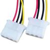 Кабель питания Molex 4-контактный (большой 4-контактный female на 4-контактный female) Адаптер-удлинитель для жесткого диска ПК, оптического привода