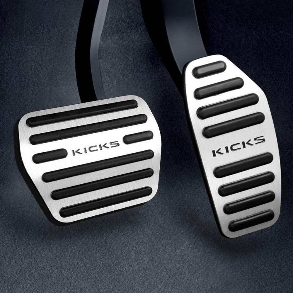 BOYOUS [Последняя модель] Высококачественная алюминиевая педаль, разработанная специально для новой серии Nissan Kicks P15, не требует инструментов, тормоз-акселератор