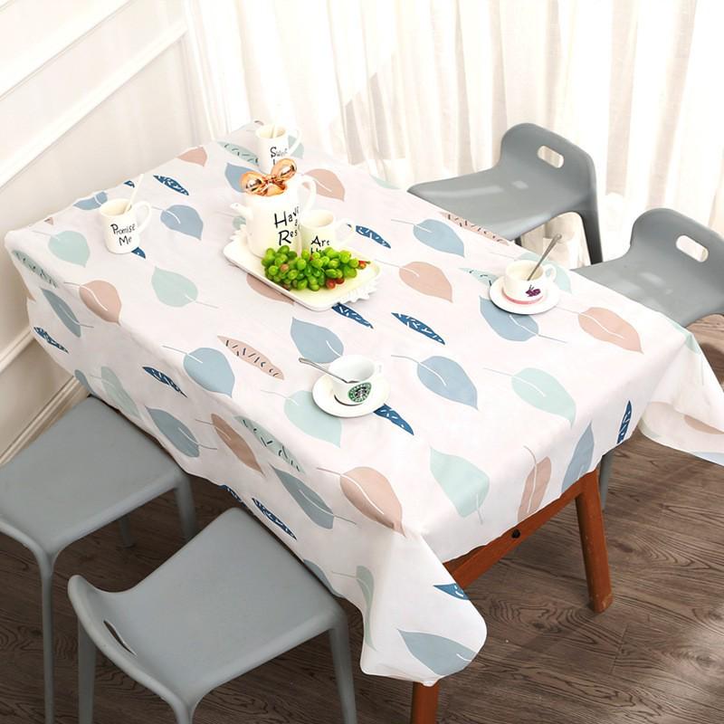 Luxury Waterproof PEVA Plaid Tablecloth & Chair Mat - Oil-Proof, High-End Rectangular Dining Cover