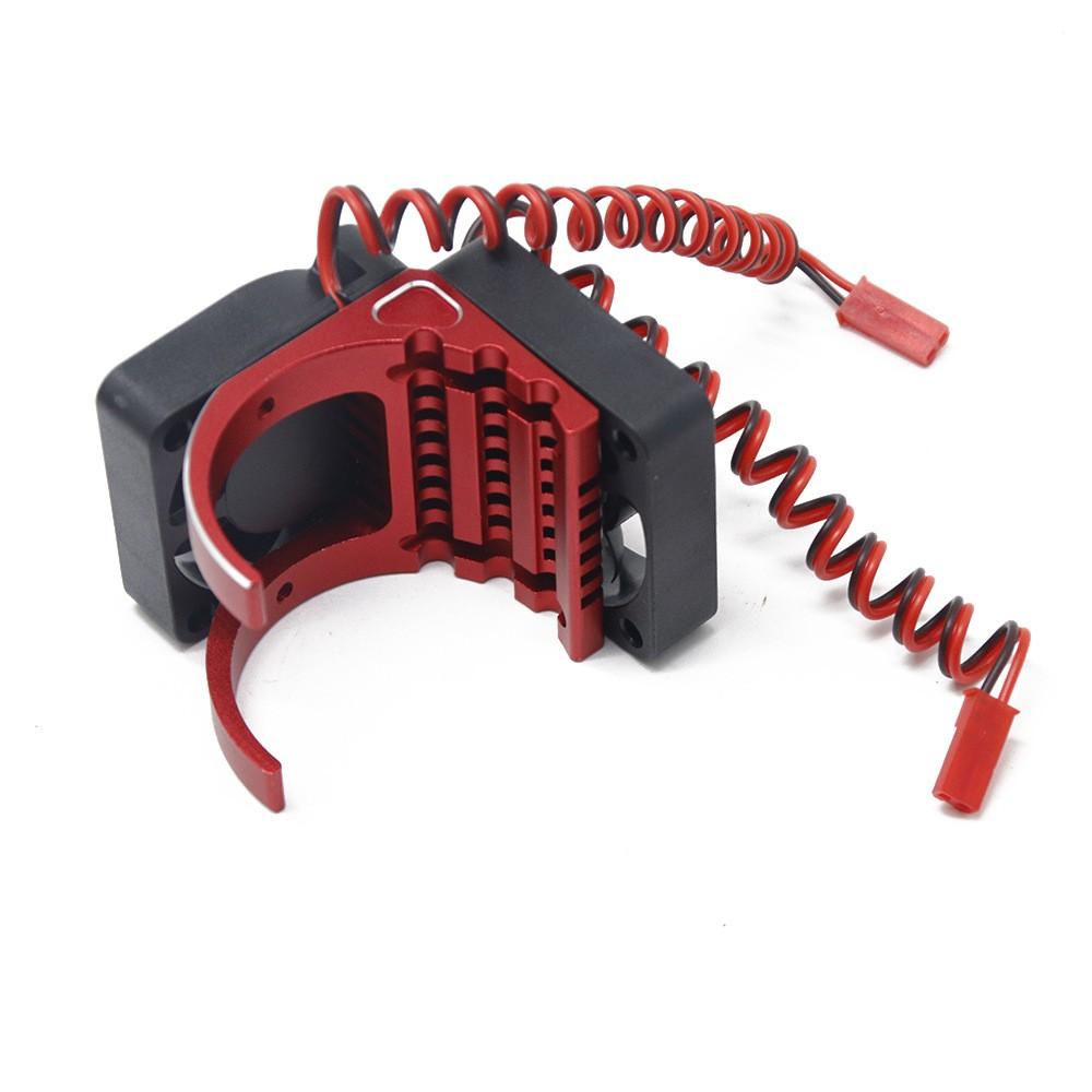 42mm Dual Fan Motor Cooling Heat Sink for Traxxas 1/10 MAXX E-Revo E-Maxx Summit Arrma 1/8 Kraton Talion Typhon RC Car