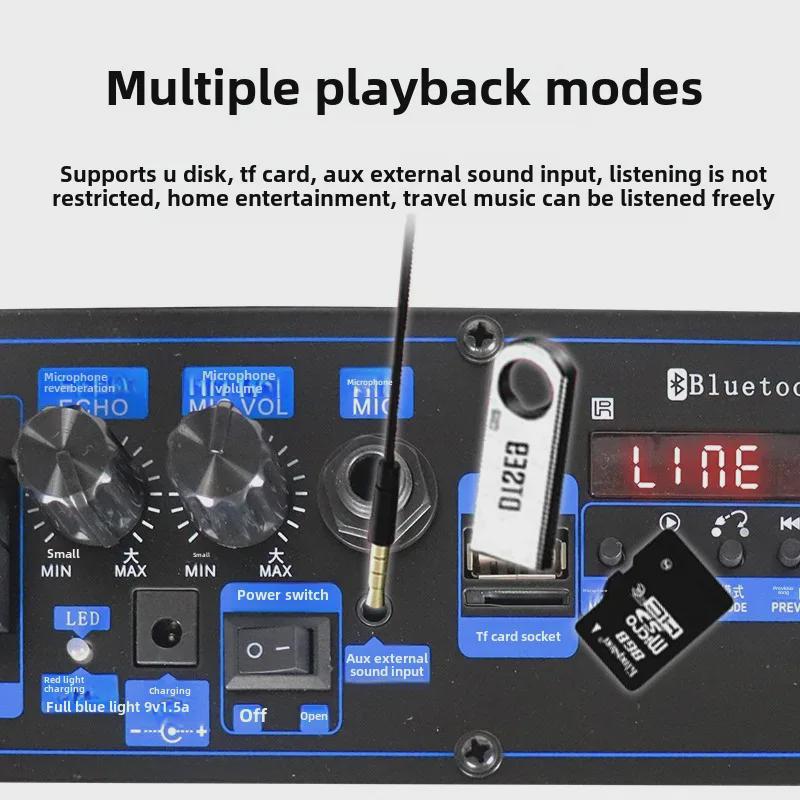 Yangzi Портативная Bluetooth-колонка для караоке с 3D-звуком для использования дома и на улице