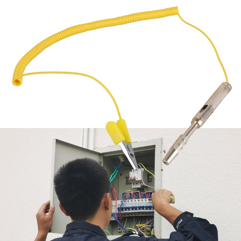6В 12В 24В Автомобильный тестер напряжения Circuit Tester с выдвижным щупом, светодиодной подсветкой, зажимом и кабелем для автомобилей, мотоциклов