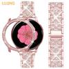 Strap Case Protector For Samsung Galaxy Watch 6 5 40mm 44mm Metal Bracelet For Galaxy Watch 4 44mm 40mm Band Diamond Cover