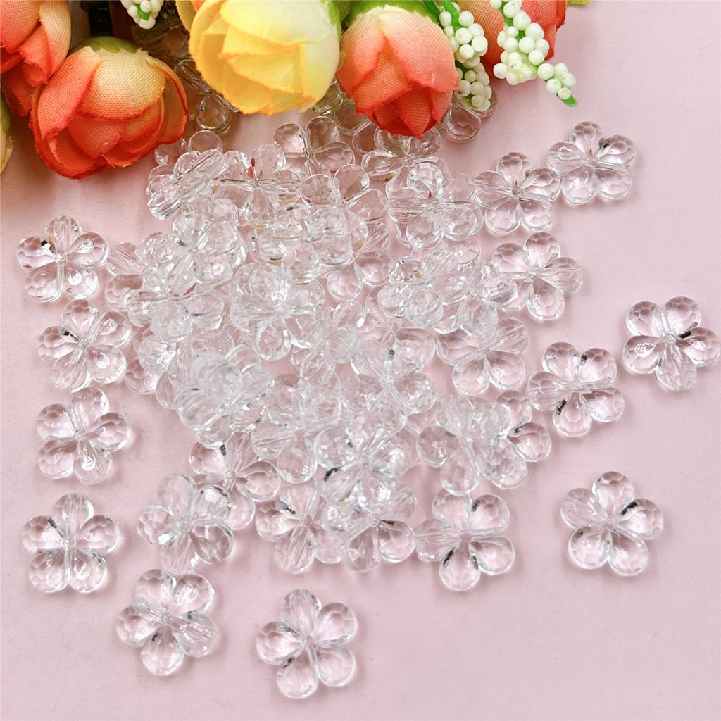 Аксессуары для украшений ручной работы, разноцветные, для изготовления ожерелий и серег, материал ручной работы, акрил, 14 мм, разделительные, россыпные бусины с отверстием, для рукоделия, DIY, 100 шт.